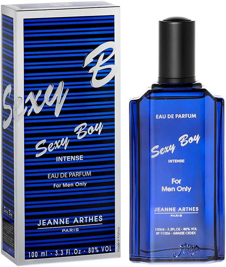 JEANNE ARTHES - Perfume para Hombre Sexy Boy Intense - Eau de Parfum - Frasco Vaporizador de 100 ml
